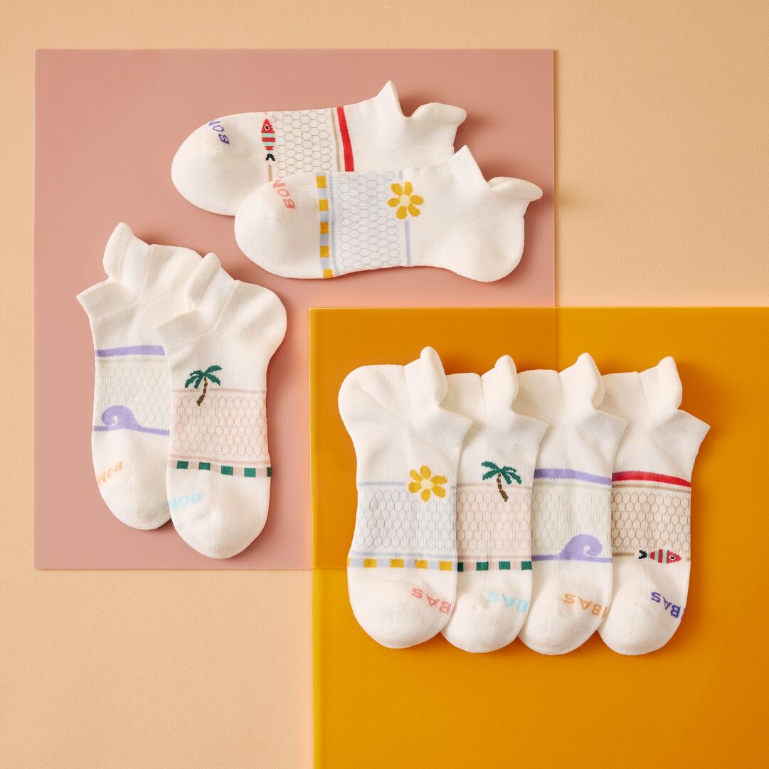 Life’s a beach in these. Bring some vacation energy to your feet in these new pairs made from soft, Extra-Long Staple Cotton.