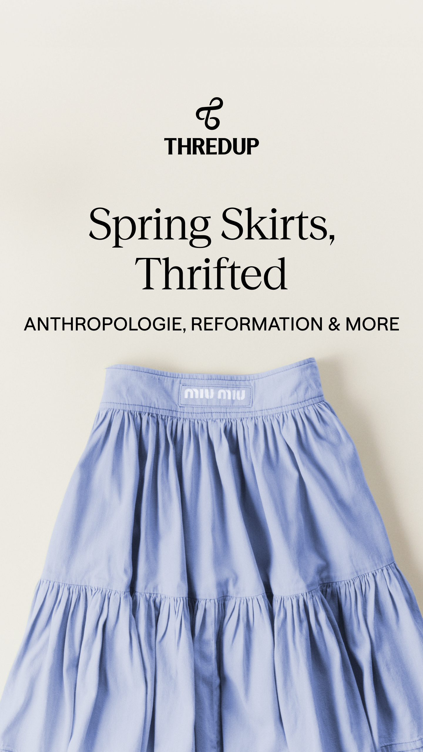 More style, less spending. Get 50% off skirts and free shipping.