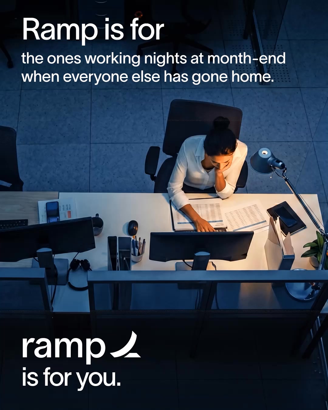 Ramp closes the books automatically.