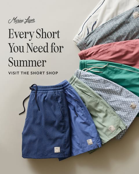Finish all your shorts shopping in like…two minutes.