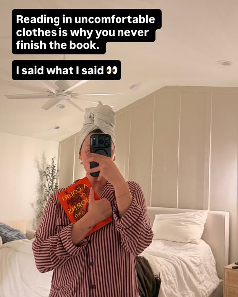 Your reading time deserves better than old tees. These breathable, buttery-soft pajamas are made for curling up under a blanket, sipping tea, and turning pages without distraction. Because comfort should be part of the r