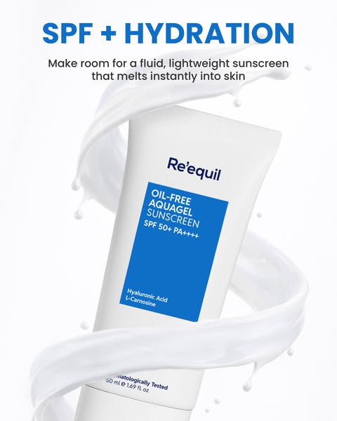 Buy Re'equil Oil Free Aquagel Sunscreen - SPF 50+