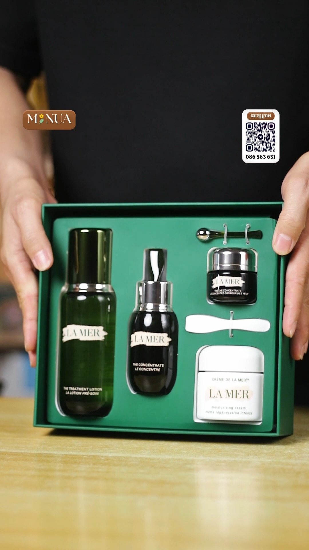🌊💚 ឈុតមុខកម្រិត Luxury ពីប្រេន LA MER ស្តេច Skincare ដែលត្រូវបានទទួលស្គាល់គុណភាពយ៉ាងទូលំទូលាយ សូម្បីតារាអន្តរជាតិលំដាប់កំពូលជាច្រើនបានប្រើប្រាស់ផ្ទាល់ៗ

🔖 តម្លៃមានបញ្ជាក់នៅចុងវីដេអូណា៎បងៗ មានទាំងឈុតសាកល្បងតូចៗទៀតណា៎

💬 ត