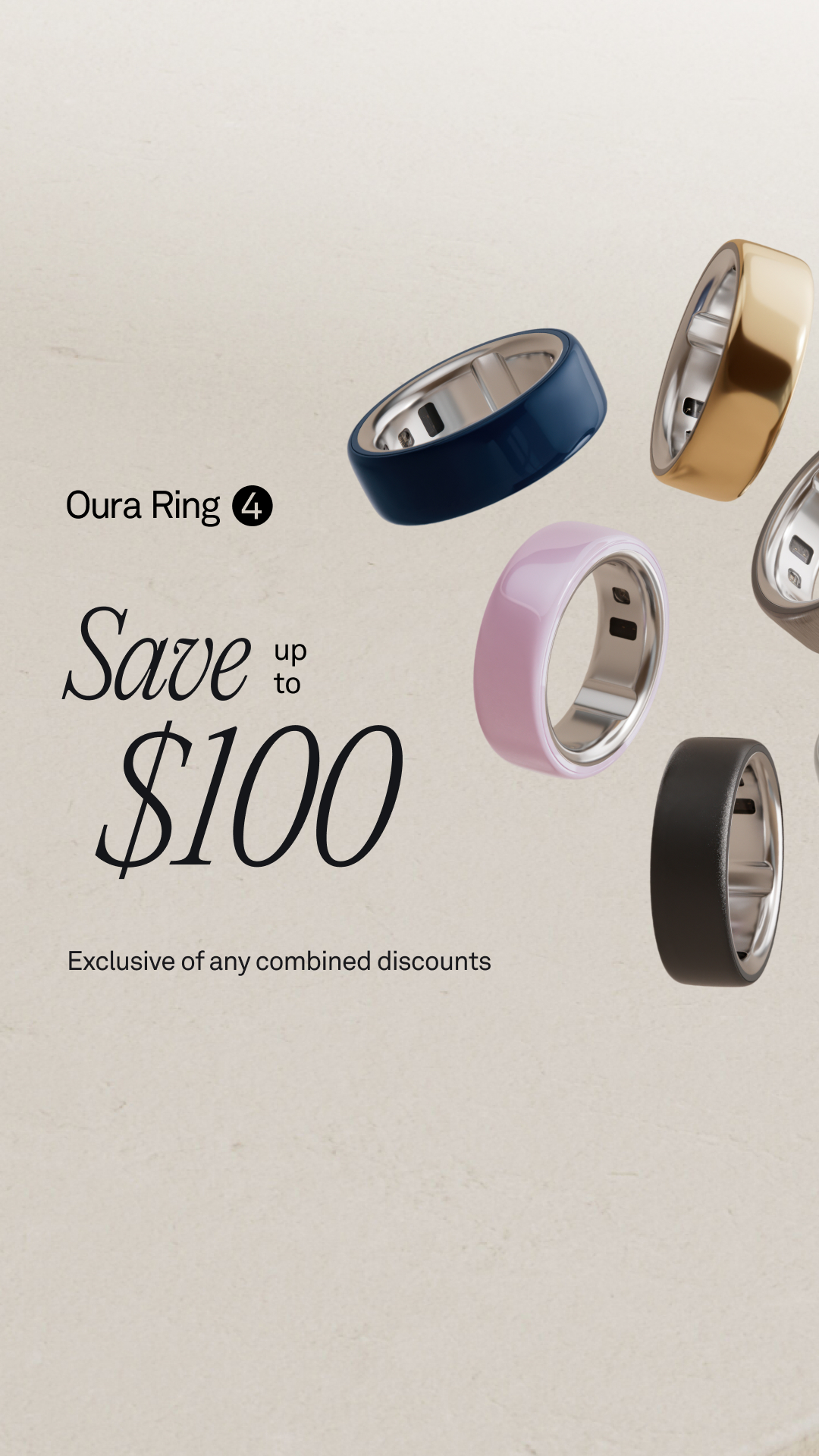 Up to $100 off
