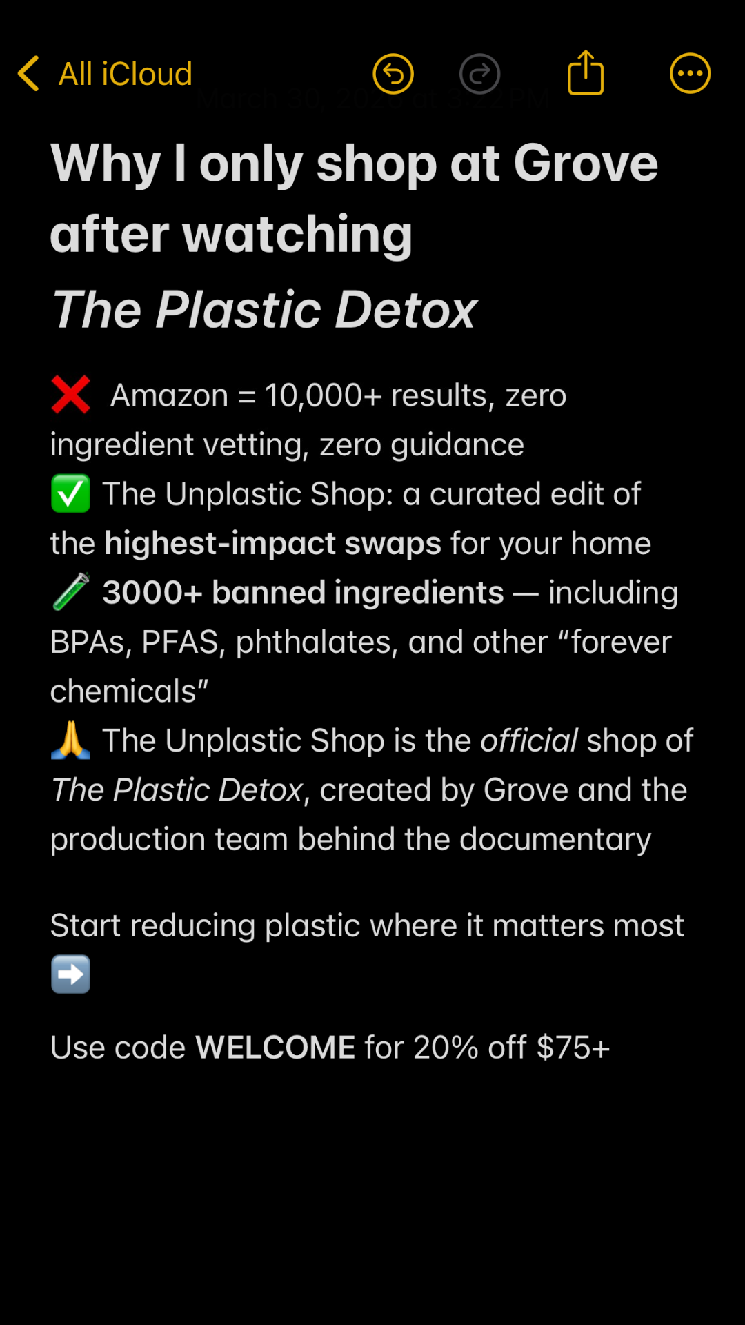 The Unplastic Shop is here. 🍃

In partnership with The Plastic Detox, discover simple swaps to reduce plastic exposure - starting with what you use every day.