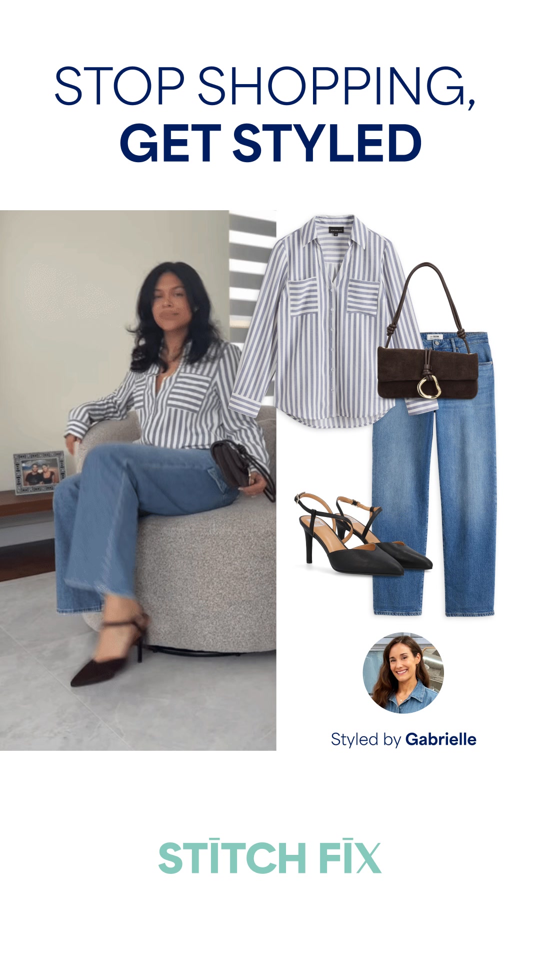 Shopping made easy (finally!). Get 5+ personalized items delivered right to your door from a Stylist who really gets you.