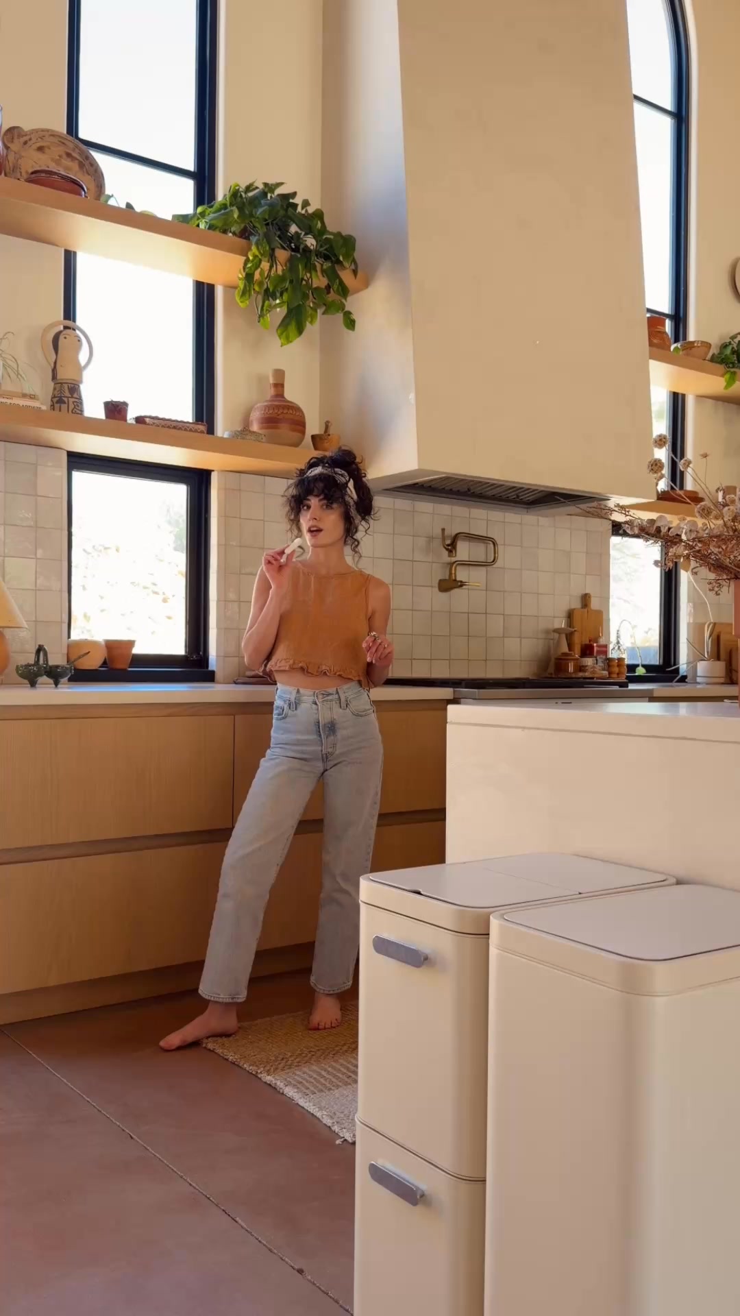 I used to hide my trash can before people came over. Now I leave it out because it looks amazing in my kitchen.
Meet Caraway’s highly-anticipated Trash & Recycling Collection: designed to be seen, built to last.
