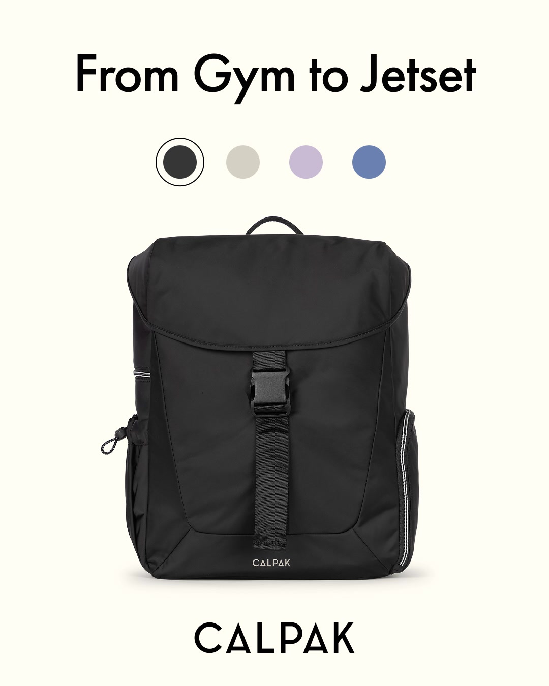 Gear up with a backpack that carries all your wellness essentials, organized for life in motion.
