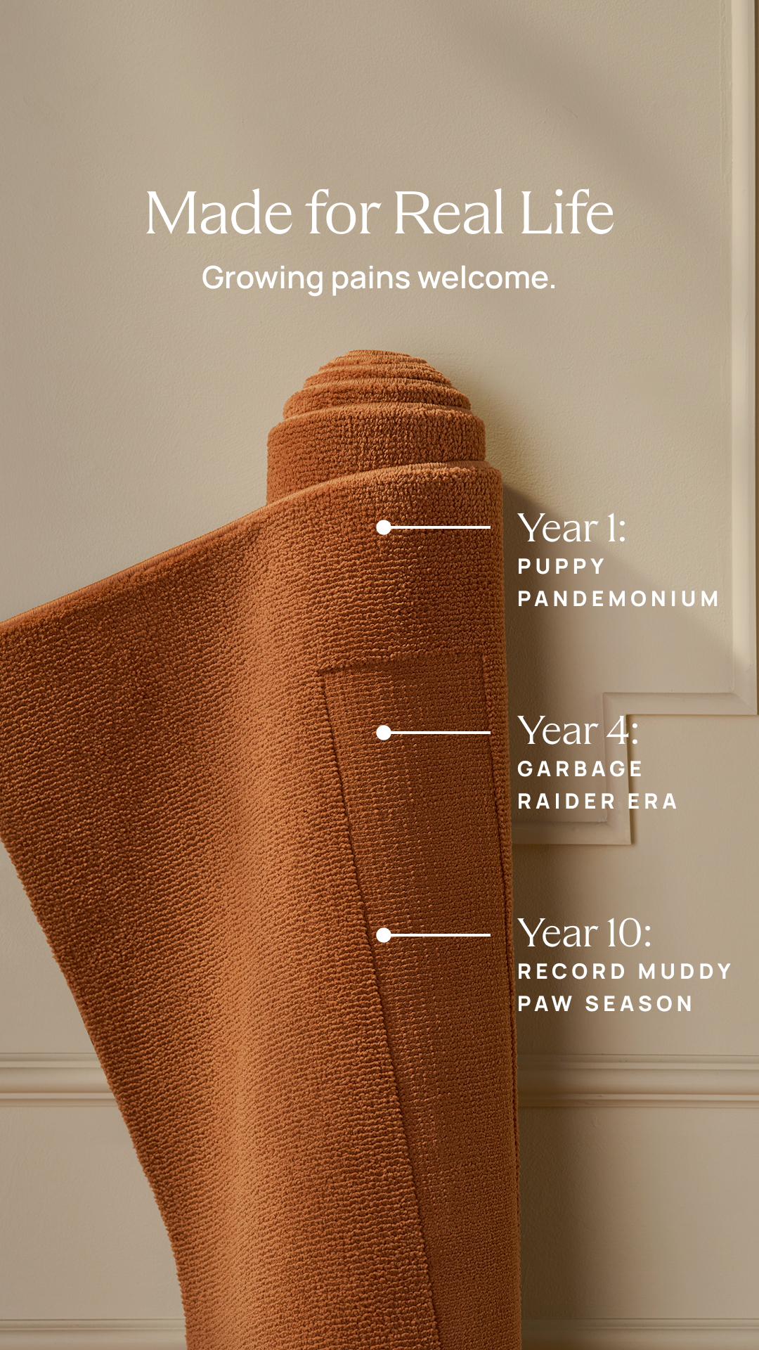 Beautiful. Practical. Washable.