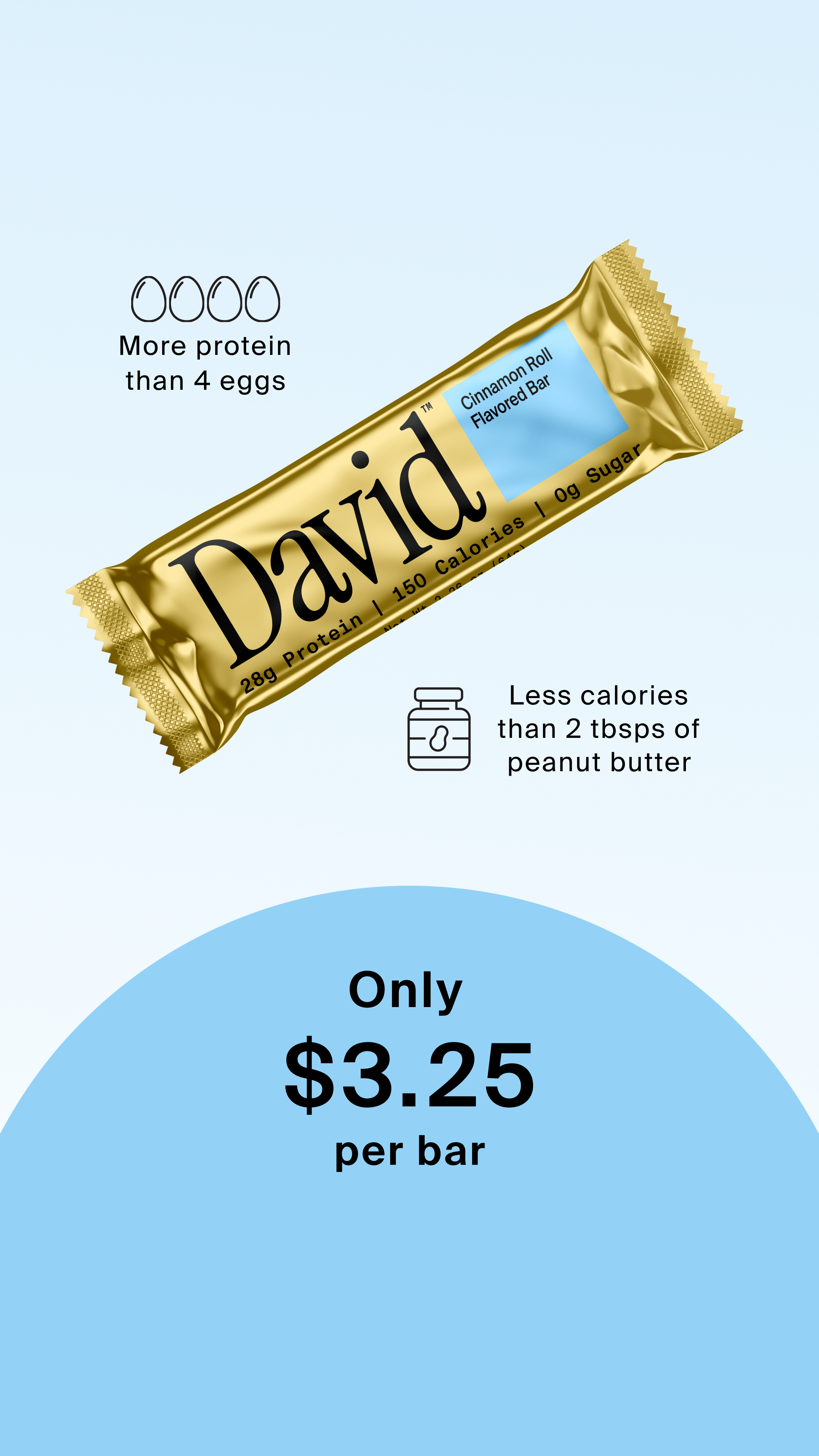 28g Protein. 150 Calories. 0g Sugar.