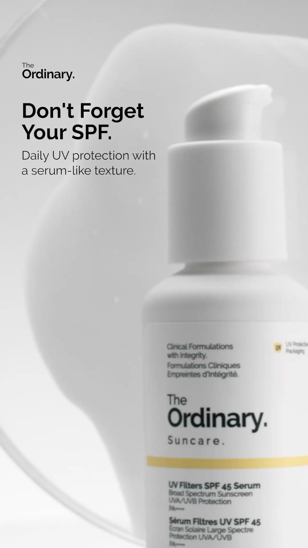 SPF, With No White Cast.