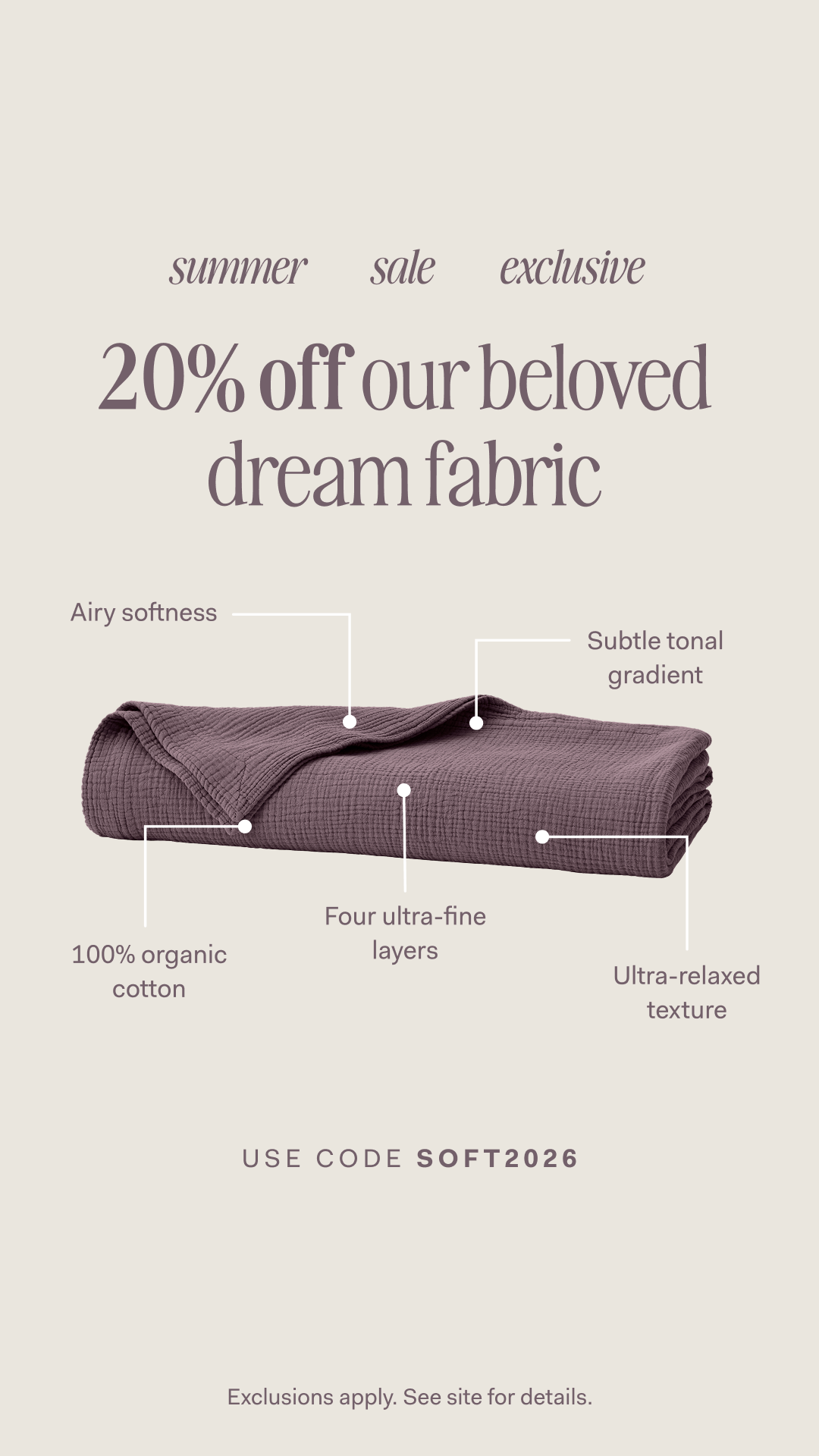 20% Off With Code SOFT2026