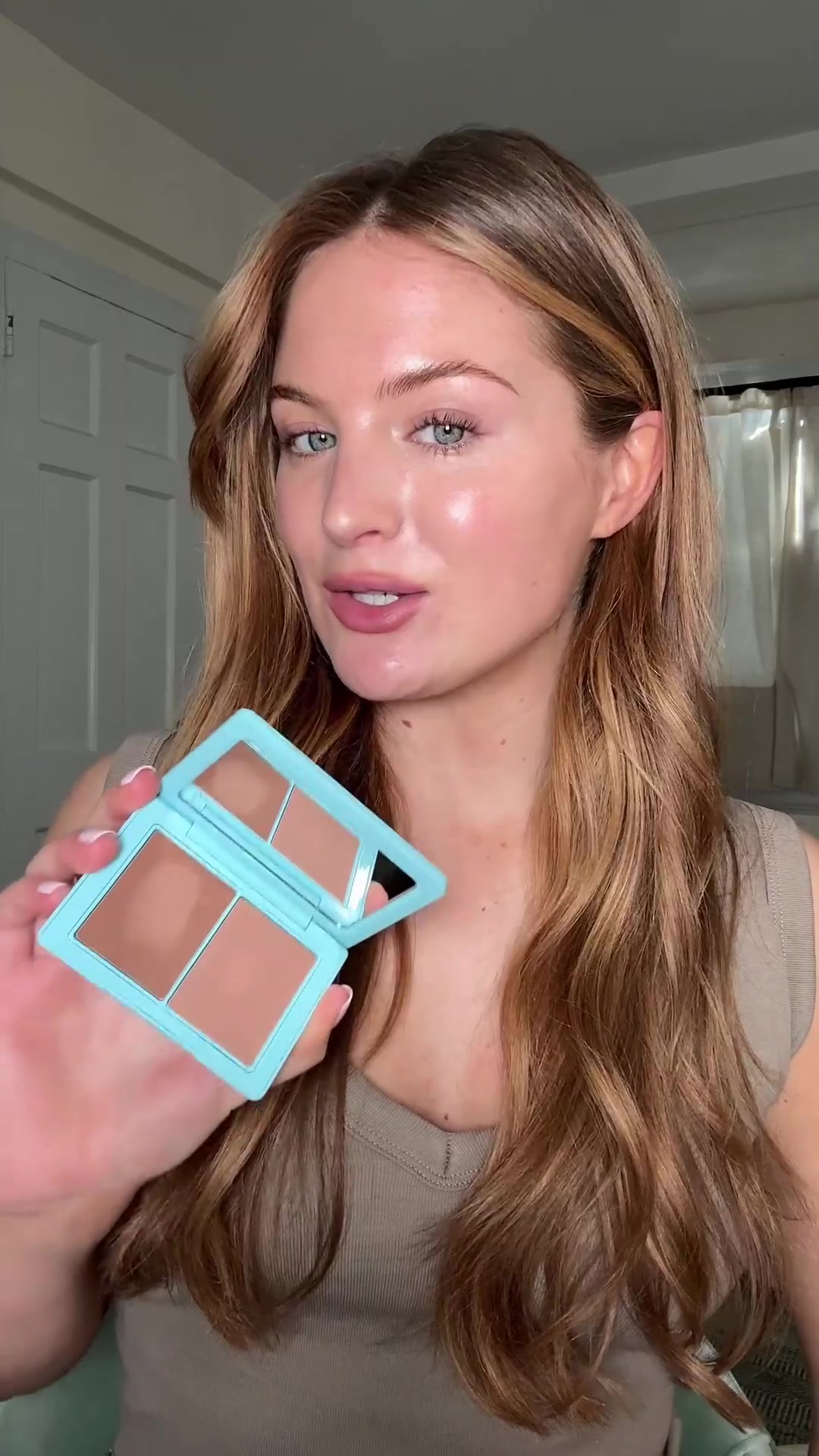 Meet Sun Tone Bronzing Crème—a duo of cream-to-powder tones that build dimension so real, you'd swear it was the sun