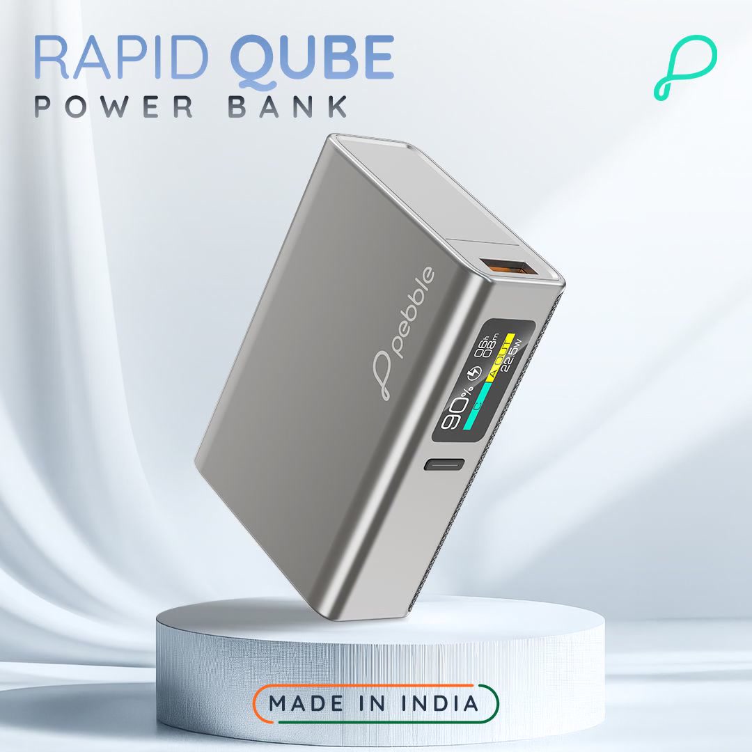 Smart Power Bank with Digital Display & Dual Output