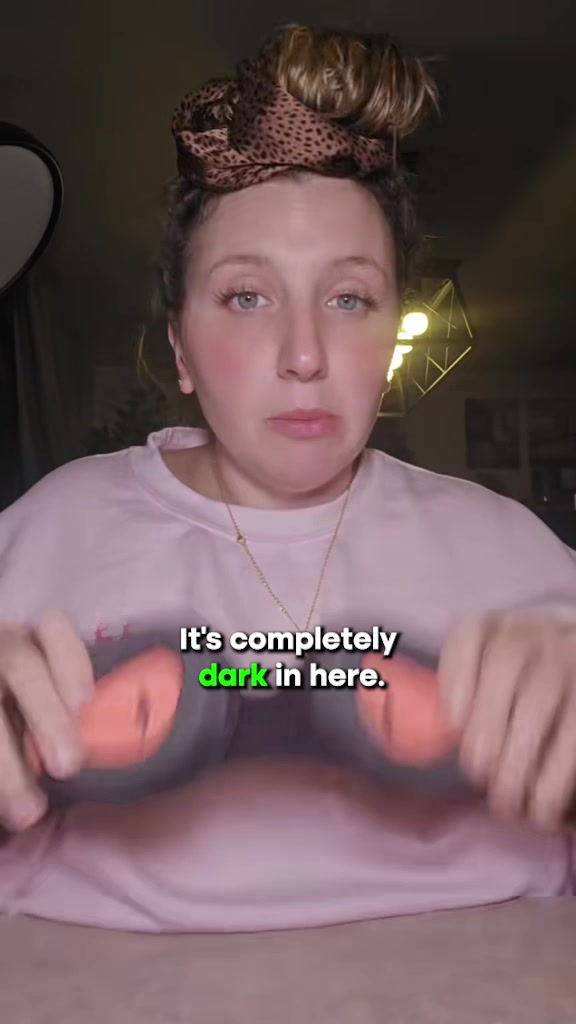 You can blink inside it