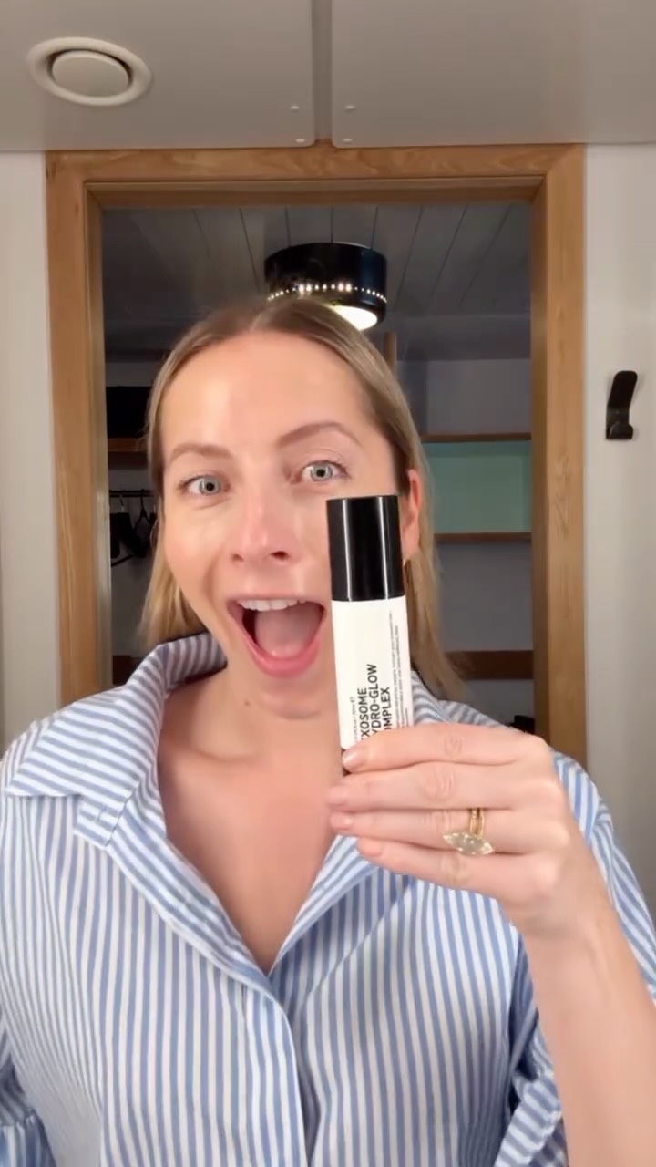 Get glowing like our co-founder @colette.theinkeylist with 30% OFF our Exosome Hydro-Glow Serum 😮‍💨✨ Now for $15.40 during @ultabeauty’s Spring Haul 🧡