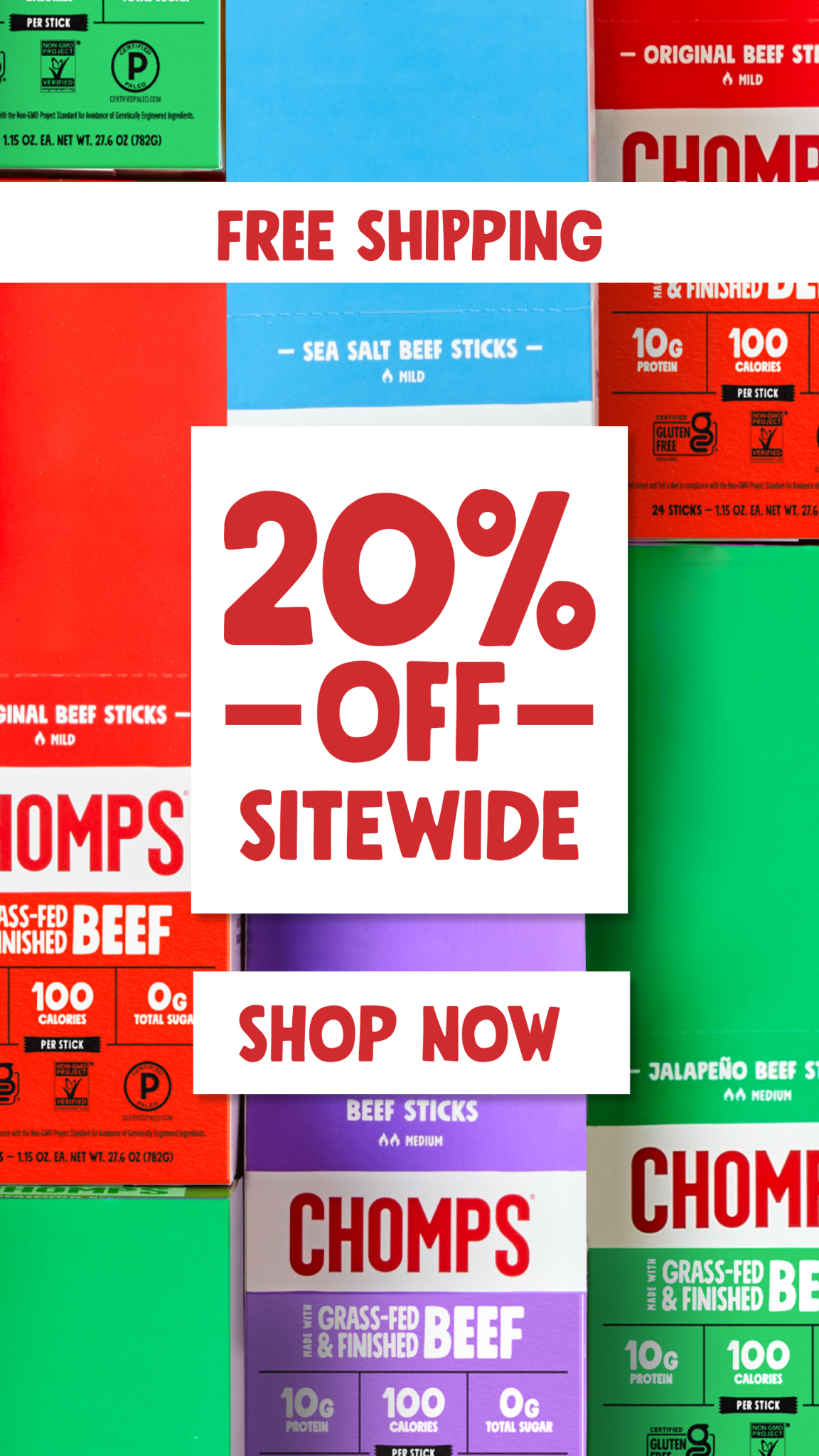 20% OFF + FREE SHIPPING