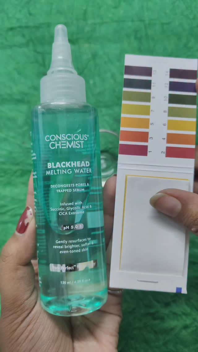 This blackheads melting water is insanely amazing 🫠 with balance ph🤩
Available on Amazon and Flipkart 
@consciouschemistindia

#consiouschemist #skincareroutine #skincare #blackheads #viral