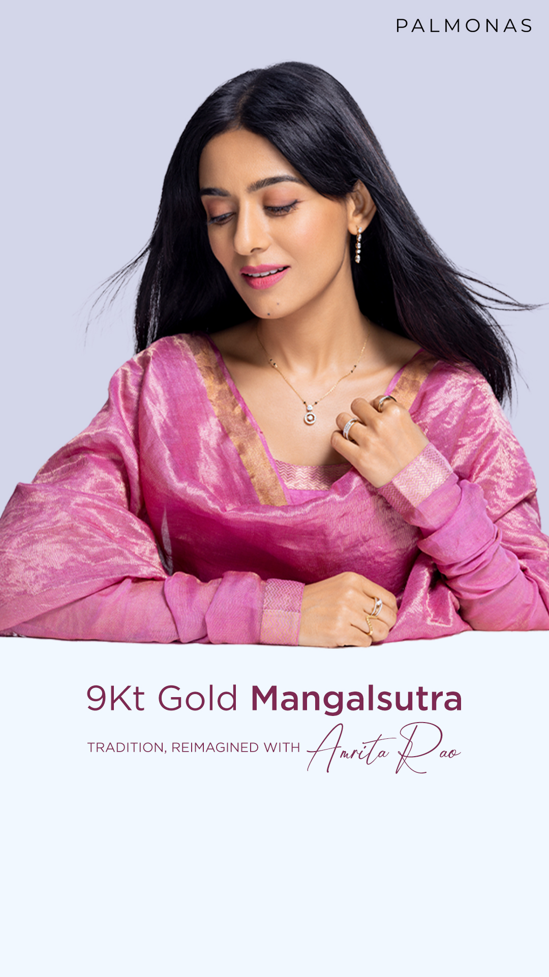 9KT Gold Mangalsutra by PALMONAS