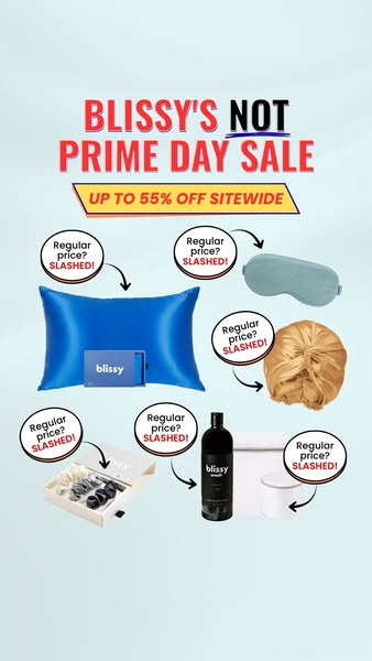 Blissy's NOT Prime Day Sale is HERE! 🎉