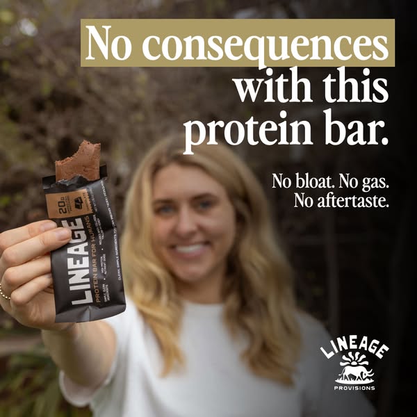 A protein bar with nothing to hide.