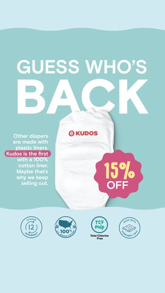 Were you today year's old when you learned most disposable diapers are made with plastic liners? Yep, even the "natural" ones. It shocked us too! 🤯 That's why we made the first-of-its-kind disposable diaper with a 100% c