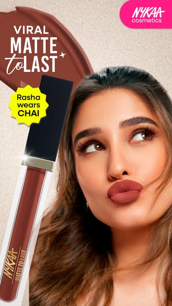 Go all day with flawless color! Nykaa Cosmetics Matte To Last Liquid Lipstick delivers intense pigment and a transfer-proof finish for the ultimate bold lip experience. 💋
