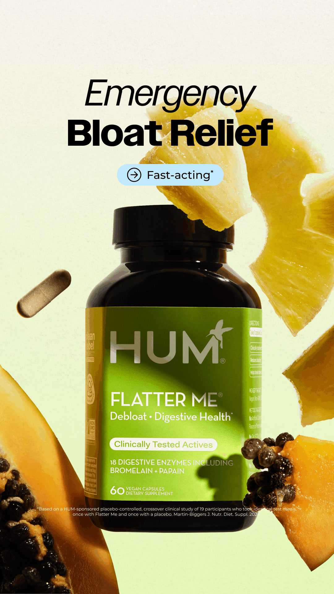Eat what you love. Skip the bloat. Try Flatter Me now.