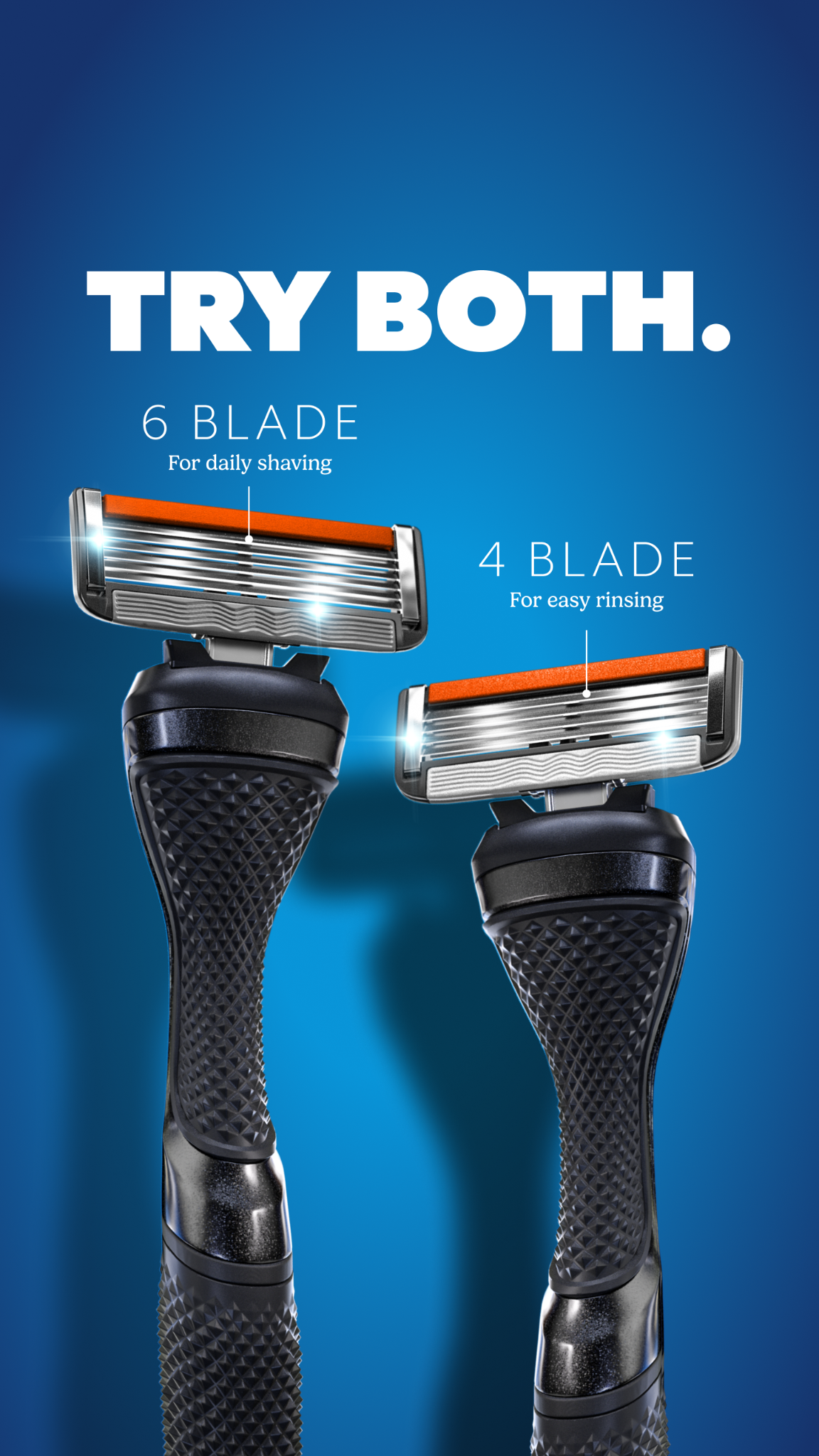Try the signature 6 blade and the classic 4 blade for only $8 in our new member welcome box.