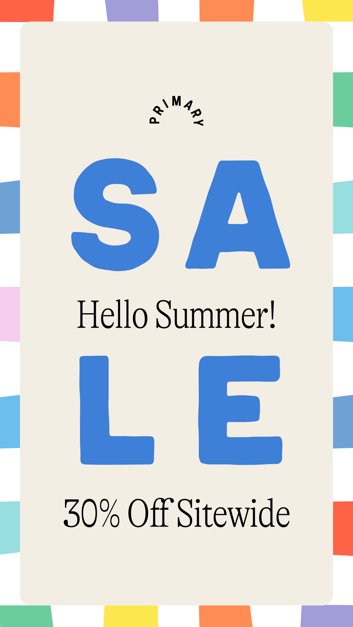 30% OFF Summer Sale