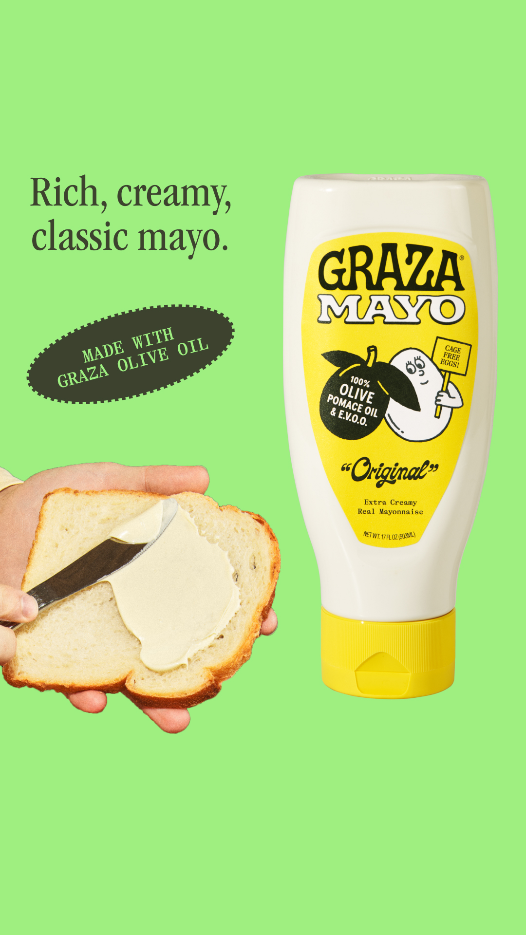 Mayo's about 65% oil, which is why you gotta use the good stuff!