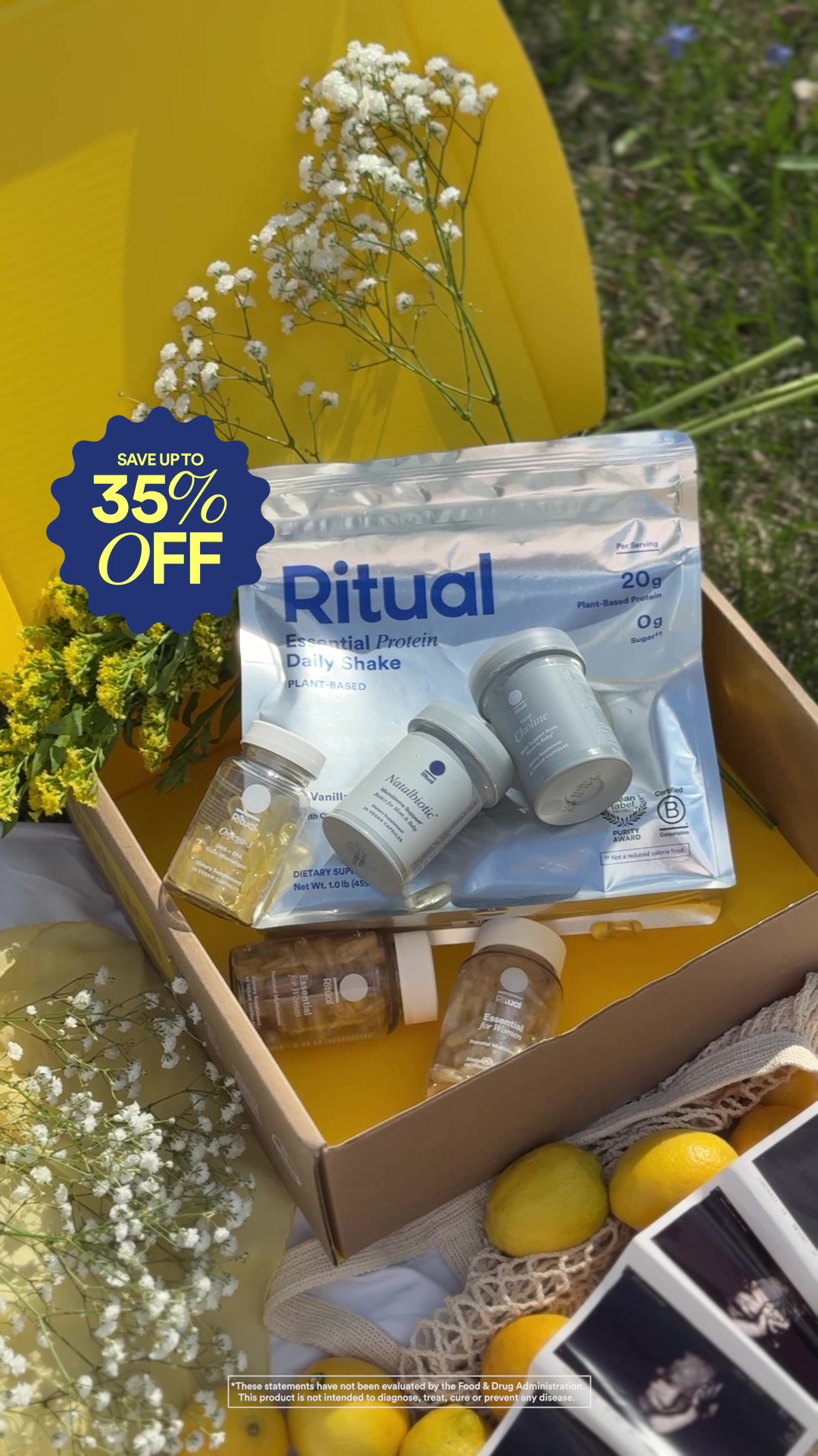 Pregnancy is complex, but your nutrient support shouldn’t be. Ritual’s clean, clinically studied formulas deliver key nutrients like folate, omega-3 DHA, and choline to support you and your baby every step of the way. Sh