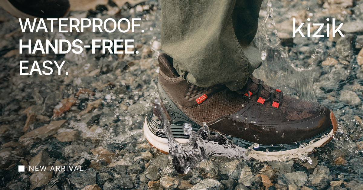 Hands-free tech jolts you into nature. Waterproof materials keep you dry and dandy.