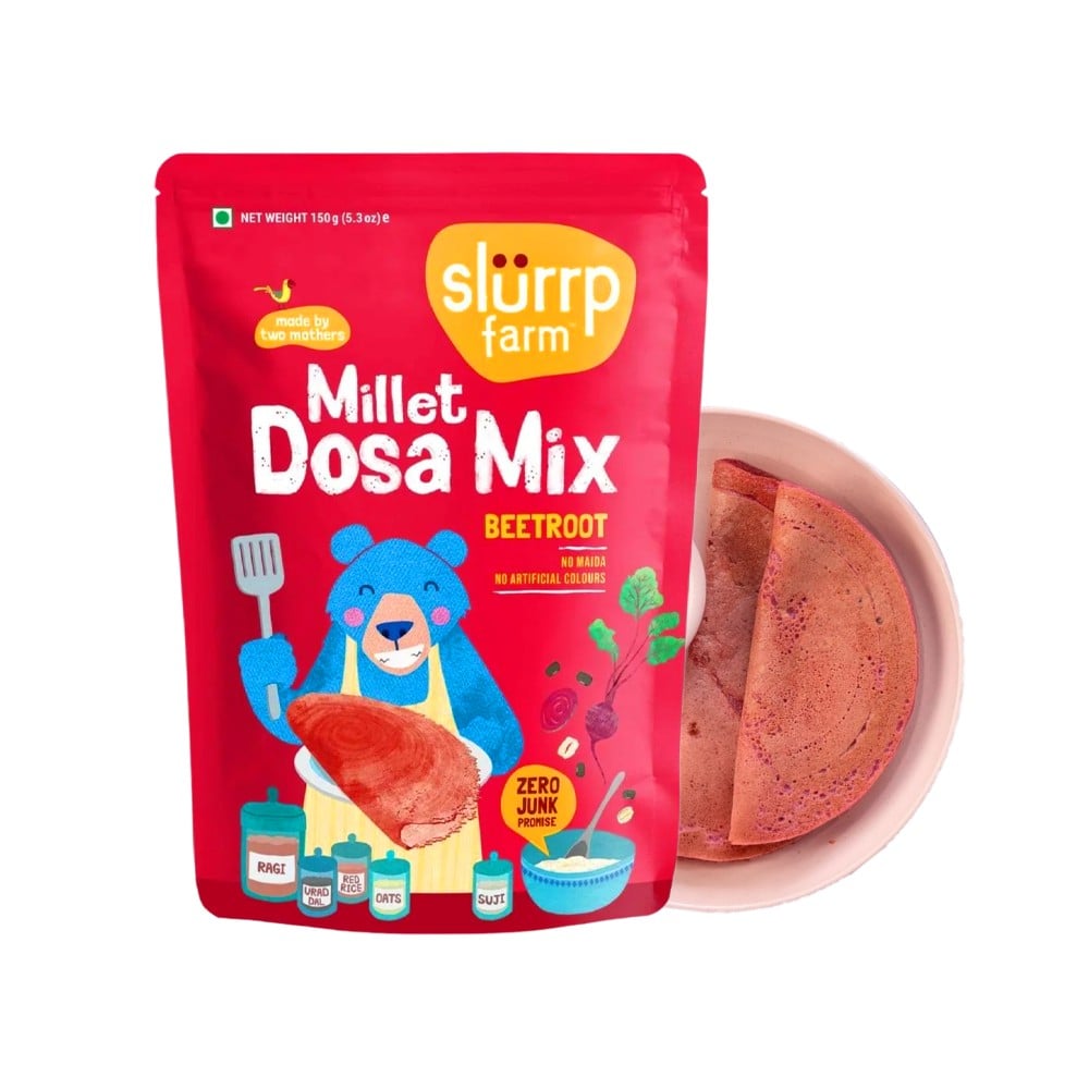 Slurrp Farm Beetroot Dosa Mix Baby Cereal - 150 g