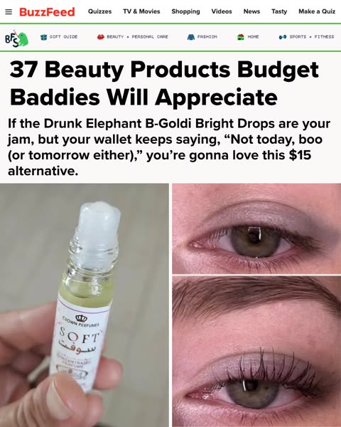 If the Drunk Elephant B-Goldi Bright Drops are your jam, but your wallet keeps saying, “Not today, boo (or tomorrow either),” you’re gonna love this $15 alternative.