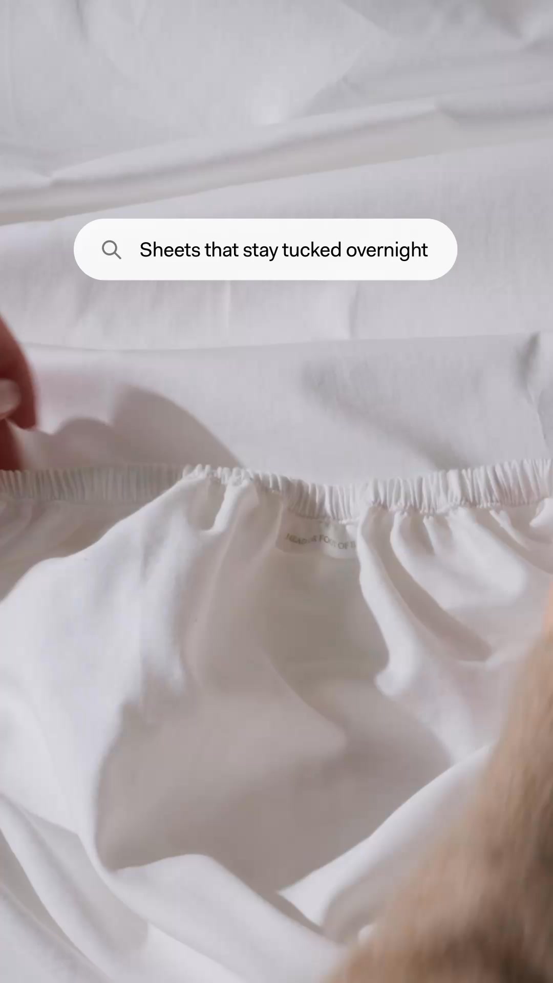 You shouldn’t have to remake your bed every morning. Fitted sheets from Boll & Branch have a 17-inch pocket depth, so they stay in place on even the thickest mattresses.
