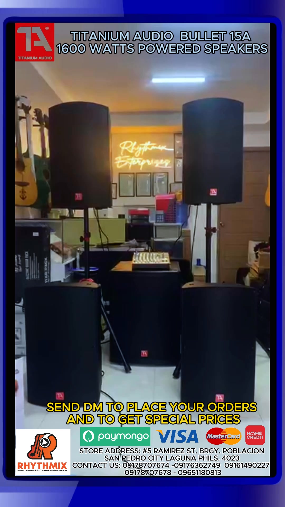 🔥 Elevate Your Sound with Titanium Professional Audio & Kevler Professional Audio! 🔥

Looking for powerful, high-quality sound solutions for your events, gigs, or business? Rhythmix Enterprises offers quality yet afforda