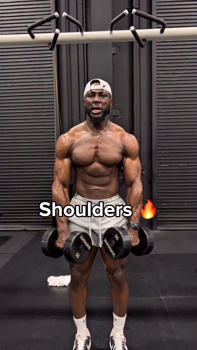 Want Boulder #shoulders ?? Save & Try these. Shoulders were on 🔥😩

I did this a while ago but reposting since this is the same shoulders workout I’ve been doing for the past 2 months 😅, just changing the reps, volume  or