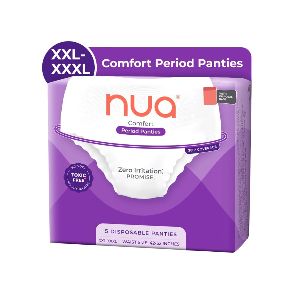 Periods can be irritating enough, which is why choosing the right period care can make all the difference! Nua's range of period care ensures you never have to compromise on your comfort, so you can experience a zero irr