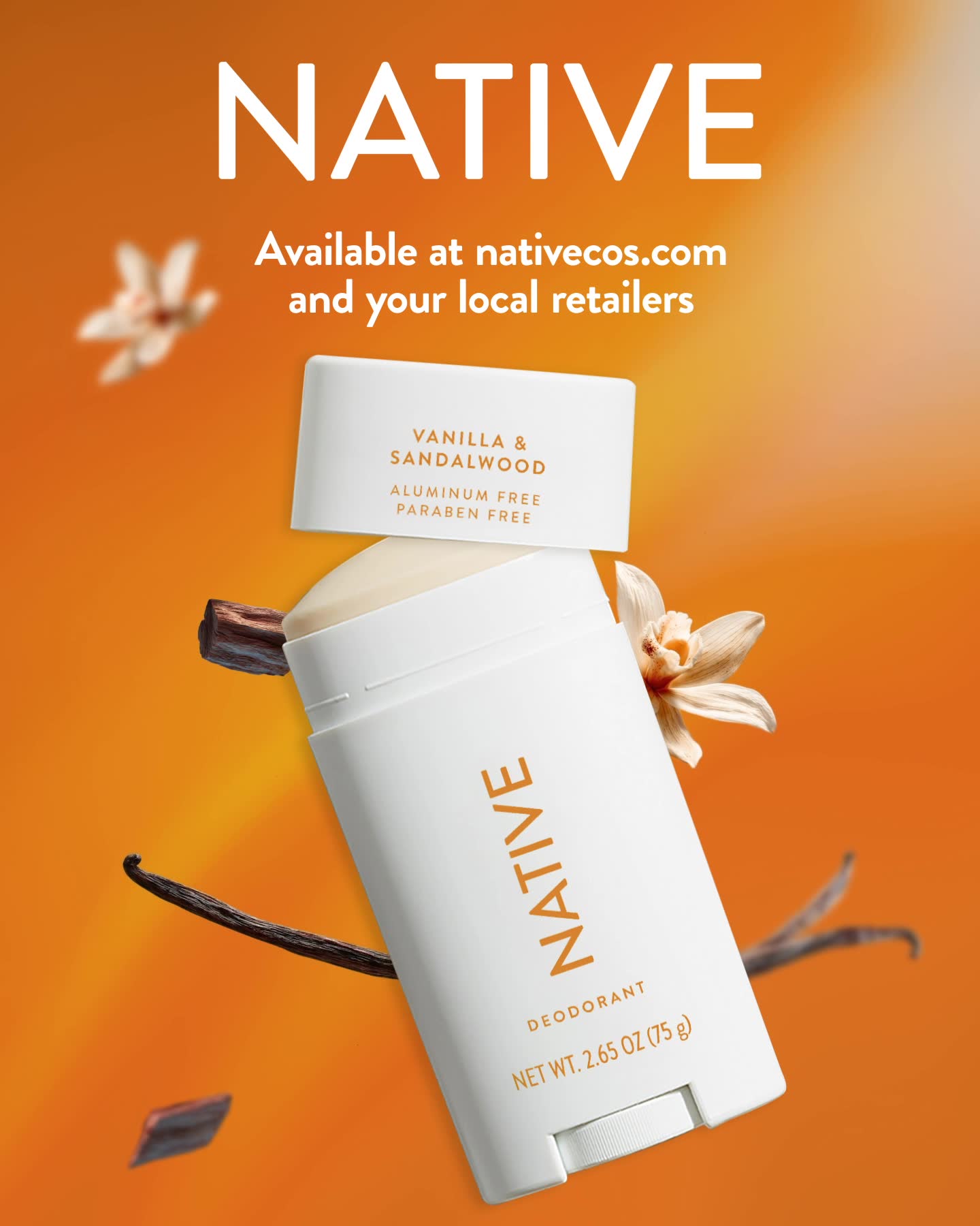 Native! All day odour protection with only 9 ingredients!
