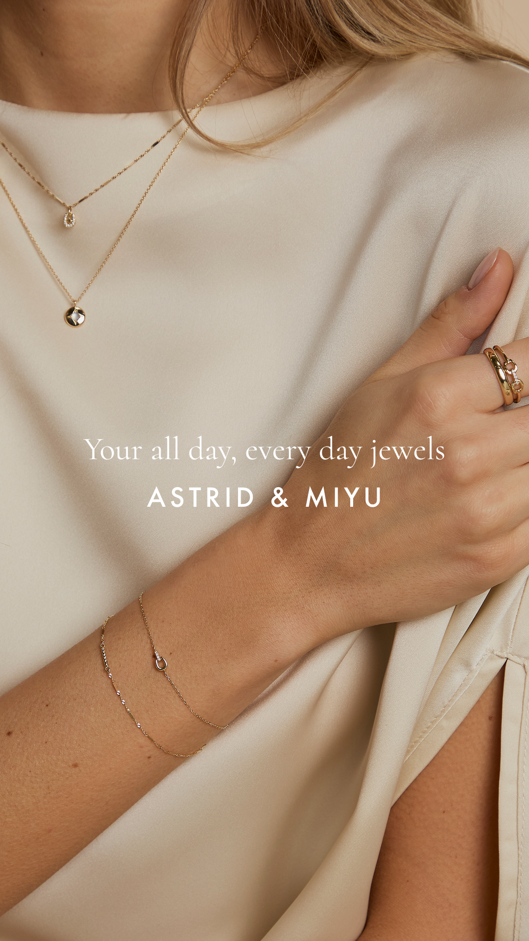 Every hour is golden hour with 14k Solid Gold
