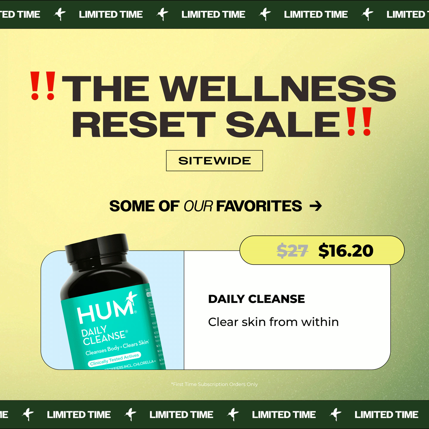 Limited Time Only