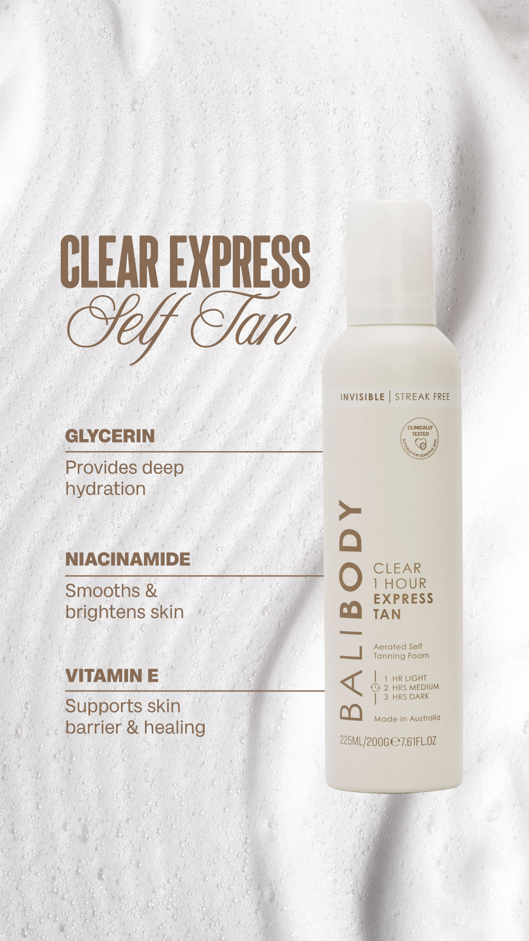 JUST LAUNCHED ☁️ Clear Express Self Tan