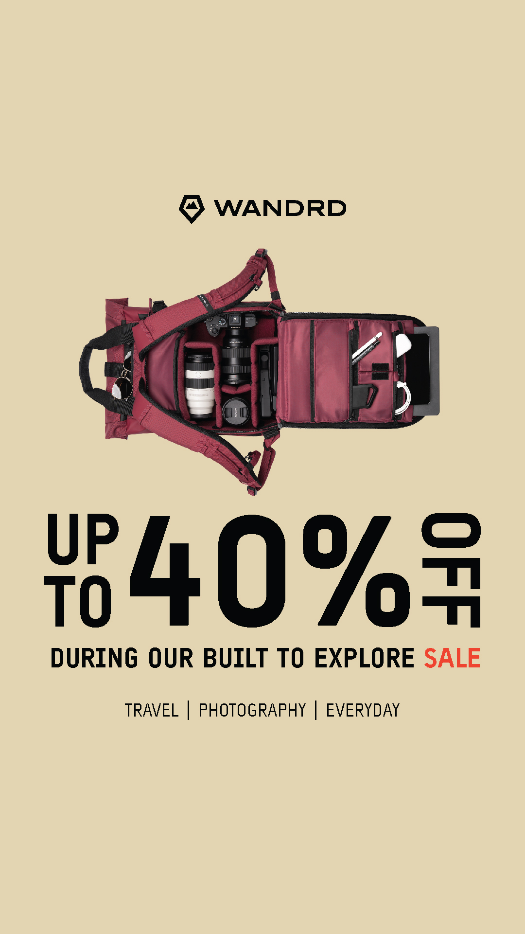 Up to 40% off for a limited time