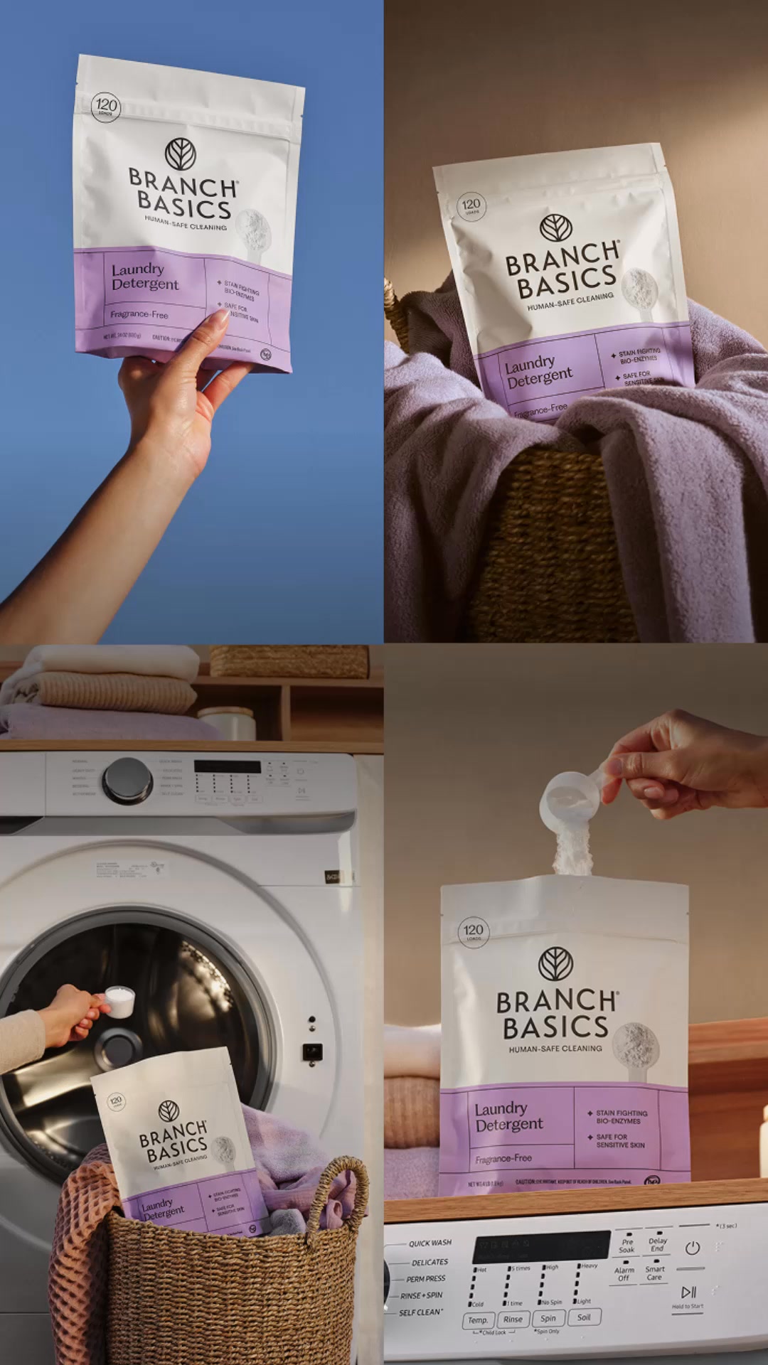 Powerful & Fragrance-Free Detergent ✨