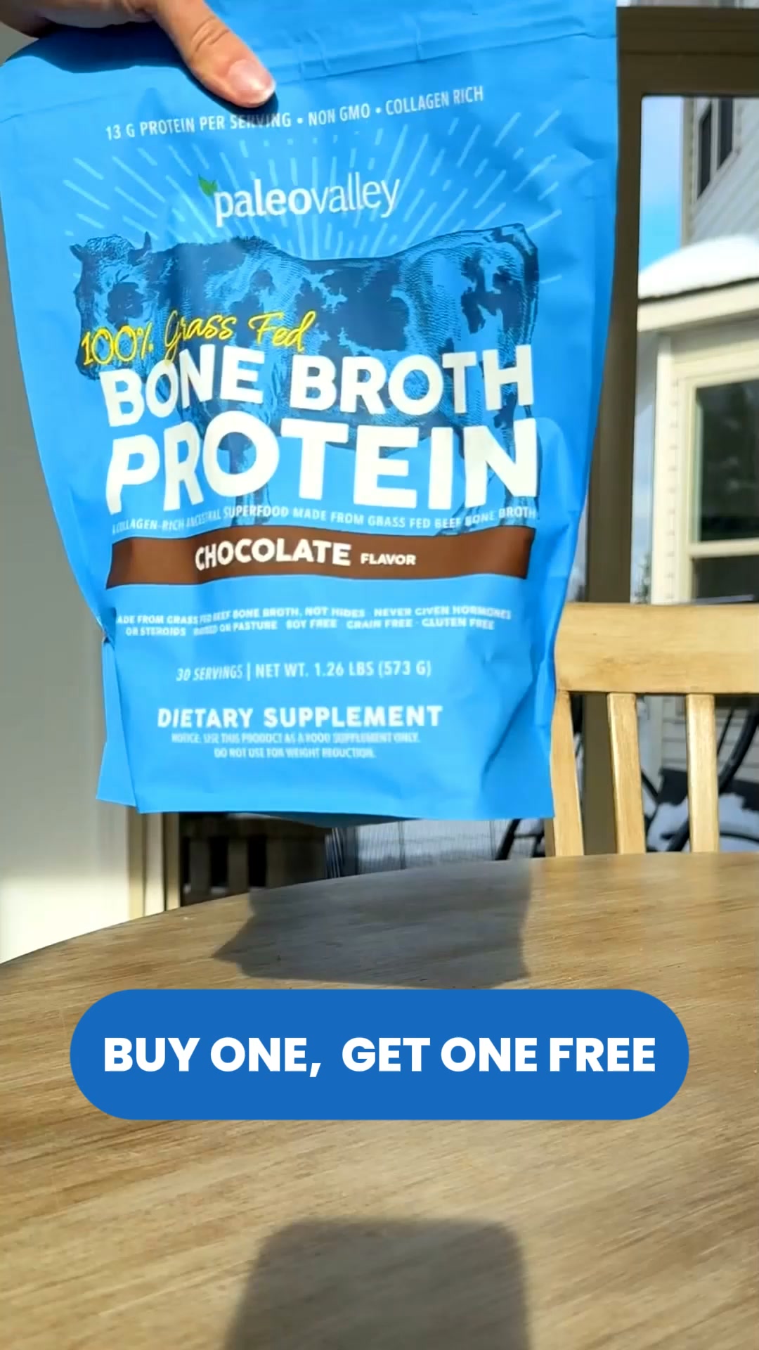100% Grass Fed Bone Broth Protein