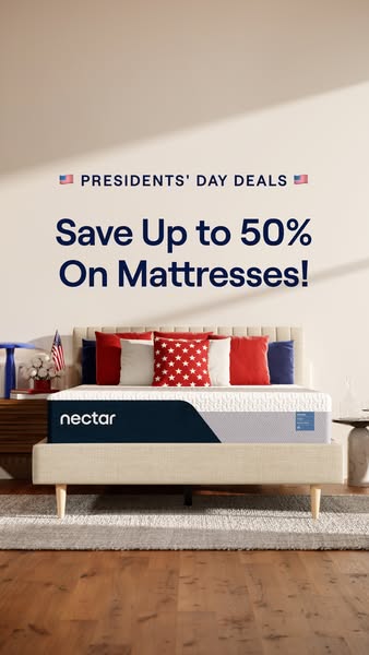 Hot sleep isn’t just uncomfortable — it messes with your recovery, mood, and focus.
Nectar gives you 5 layers of breathable, cooling support with a cover that actually stays cool to the touch.
Backed by a 365-night trial
