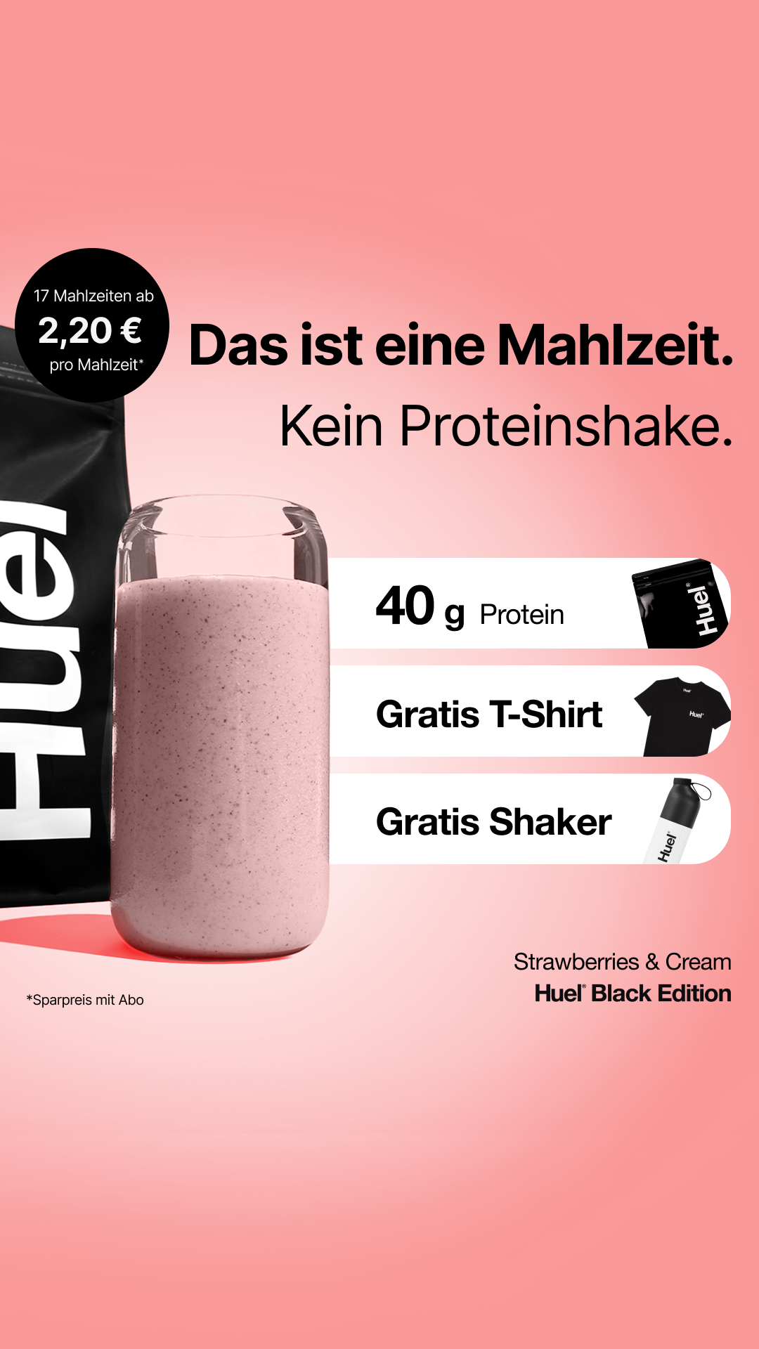 Frühstücksprobleme? Huel doch.