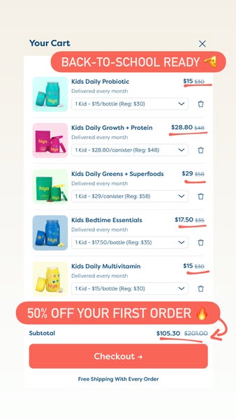 Get 50% off your first order