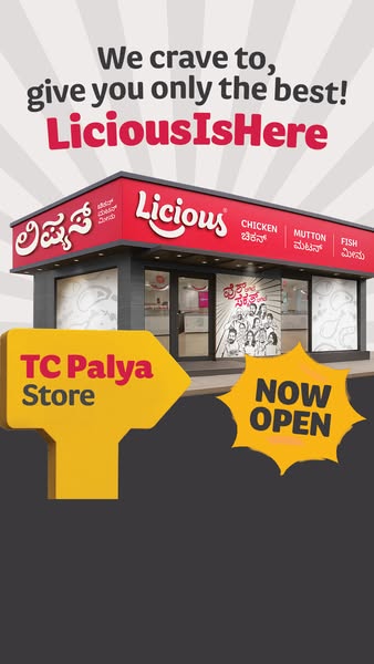 Licious TC Palya store, now open